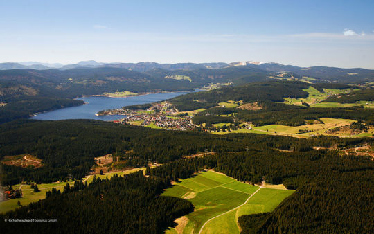 Schluchsee von oben