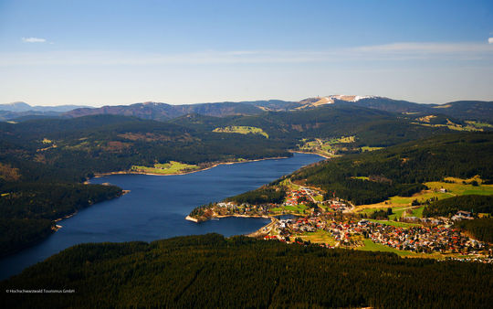 Schluchsee von oben